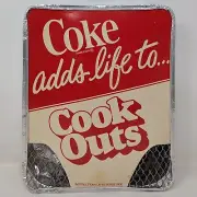Vintage Coca Cola Adds Life to Cook Outs Charcoal Mini Grill Coke Promo