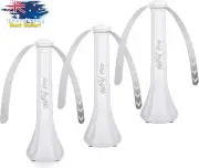 3 Pack Fly Repellent Fans for Outdoor Tables USB/Battery Powered Portable White