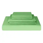 Cooling Bamboo Sheet Set Ultra Soft Breathable Bed Set Avocado