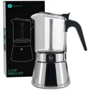 4 Cup Moka Pot, 6.7oz Stovetop Espresso Maker for Italian Coffee, Transparent...