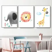 Nursery Safari 3 sets Poster Wall Art