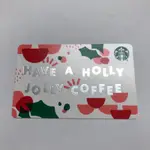 62 STARBUCKS星巴克 HAVE A HOLLY JOLLY COFFEE 儲值紙卡 美國帶回 台灣無法使用