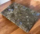 36" x 24" Labradorite Gemstone Coffee Tabletop - Unique Furniture