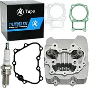 Tupo 68.5mm Cylinder Head Piston Ring Gasket Top End Rebuild Kit Compatible with Honda Recon 250 TRX 250 TRX250 TRX250TE TRX250TM TRX250X Sportrax 250 TRX250EX 2x4 2002-2024