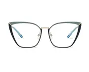 G46 Outdoor Anti-blue Light Sunglasses Smart Photosensitive Blue Frame Color-changing Lens Flat Glasses for Women and Men