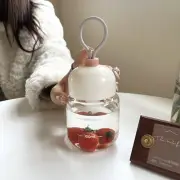 Sealed Glass Water Bottle With Lifting Rope Breakfast Cup Mini Water Cup Gift