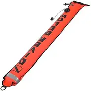 6FT High Visibility Inflatable Scuba Diving, Diving Buoy Marker SMB Surface Signal Marker Buoy Diving Accessories for Safety Underwater Diving Snorkeling
