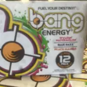 Bang Energy 3 Flavor Variety Pack, Energy Drink, 16-Fl Oz Pack of 12