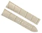 22MM LEATHER STRAP BAND FOR OMEGA SPEEDMASTER MOON WATCH DEPLOYMENT BEIGE WS