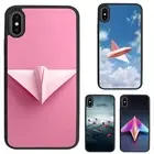 Plastic TPU Cover For Samsung A15 A16 S23 S24 S25 Ultra FE white Red paper plane