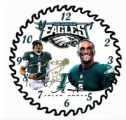 CLOCK Philadelphia Eagles Jalen Hurts 7 1/4" REAL Saw Blade Free Shipping