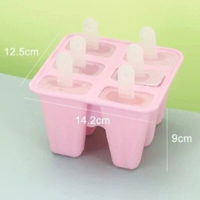 BPA-Free Popsicle Molds – Ice Cream Maker Tray Fruit Pop Freezer Kit