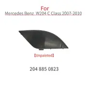 For Mercedes W204 Car Rear Bumper Tow Hook Cover Cap Black For Benz C Class 2007-2010 C180 C200 C230 C260 C300 2048850823 Unpainte