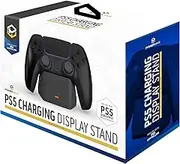 Powerwave PS5 Charging Display Stand Black - Minimalist Style, Charging Stand - USB Type-C, Compatible with PlayStation DualSense Wireless Controller