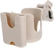 Abaodam Stroller Cup Holder with Phone Mount Removable Organizer Rack for Water Bottles Sippy Cups Snacks Fits Wheelchair Bike Scooter Kayak Durable Easy Installation