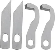 Veemoon 4pcs Metal Sewing Machine Blade Set Overlock Blades Replacement Serger Machine Parts for 925d 935d 1034d