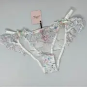 Agent Provocateur Leisha Multi White Brief AP4 Large NWT $165