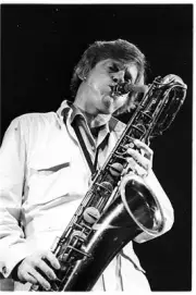 Gerry Mulligan Musician Singer Performing Old Music Photo 19
