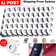 20pcs Bag Purse Clasps Magnetic Buttons Snaps Fasteners Handbag Craft Buttons AU