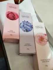 Avon Naturals Hand Cream Set Of 3 Rose, Cherry And Lavender