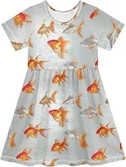 [Caihoyu] Short Sleeve Princess Dresses for Toddler Girls