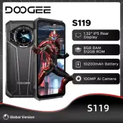 DOOGEE S119 Rugged Phone Dual Screen 24GB+512GB 10200mAh 100MP AI Main Camera