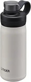 Tiger Thermos Water Bottle, 16.9 fl oz (500 ml), Vacuum Insulated Carbonated Bottle, Stainless Steel Bottle, Sports Drinks, Beer OK, Cold Insulation, Growler, MTA-T050WK, Eaglet White