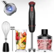 Immersion Blender Handheld, 5 in 1 Mixer Stick Blender, Egg Whisk Froth Smoothie