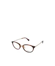 Max Mara Round Frame Glasses 50 White