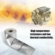 Exhaust Heat Shield Wrap Tape Roll Silver Self Adhesive Reflective Aluminum Foil (for: BMW)