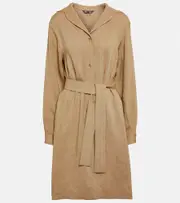 [Loro Piana] Loro Piana Linen shirt dress AU 16 beige