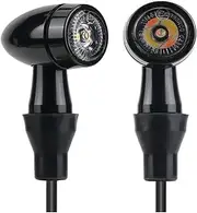 Motorcycle Indicators Turning For Y&AMAHA For Bobber Chopper 8mm Motorcycle Turn Signal LED Light Flashing Indicator Tail Brake Light(3 wires light)
