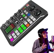 Mixing Boards For Live Sound, Mixer Board With Voice Changer, Music Making Equipment, Recording Desktop Audio Mixer For Mobile Phones, Computers, Tablets