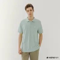 在飛比找蝦皮商城優惠-Hang Ten 男裝基本款舒適腳丫繡花POLO衫(綠)