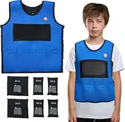 TOPARCHERY Weighted Vest for Kids weighted vest adjustable weights for Kids Provide Deep Pressure Comfort compression vest for kids