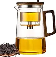 Teapot with Infuser for Loose Tea - Water Separation Tea Kettle with Removable Infuser - Teapot with Infuser for Loose Tea for Home, Cafe, Kitchen, Hotel
