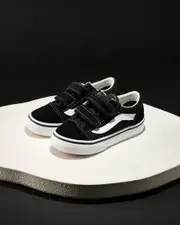 [Vans] Vans Toddlers' Old Skool Shoes in Black/White Size 07 07 Black/White