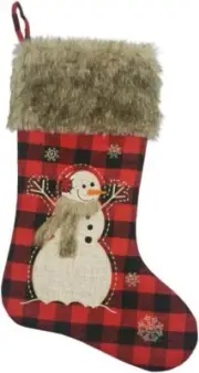 Comfy Hour Joyful Holiday Collection 20" Winter Christmas Snow Flake Soft Fur