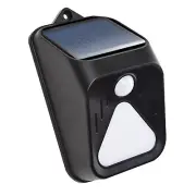 Waterproof LED Solar Alarm Warning Light Sensor Lamp Alert Remote Control A