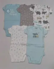 Carter's 5 Pack Bodysuits For Boys Preemie Premature Size Reborn Dolls