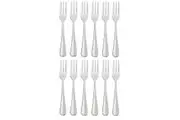 STANLEY ROGERS BAGUETTE CAKE FORKS - 12 PIECES