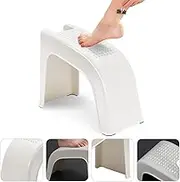 LXIANGN Shower Foot Rest for Shaving Legs, Non-Slip Shower Foot Stool Sturdy Pedicure Foot Rest Stand for Inside Shower,Bath Spa (Beige)