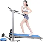 Folding Treadmills Multifunctional Mechanical Treadmill Home Fitness Equipment Portable Gym Equipment Folding Running Jogging