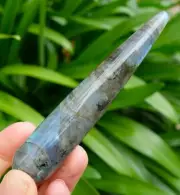 LABRADORITE CRYSTAL WAND - Chakra healing, Magic & Mystery, Reiki, Meditation