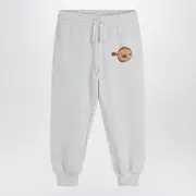 [Mini Rodini] Gray jogging pants with Flundra print 80/86 CM Grey
