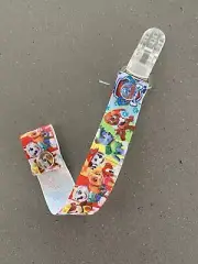 Baby Dummy Clips Pacifier Chain Soother Holder Dummie Strap Paw Patrol