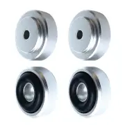 4pcs 20x8mm Silver Isolation Feet Stand For CD Turntable Radio AMP Amplifier B