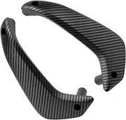 1 Pair Compatible For Ford Fiesta 2011 2012 2013 2014 2015 2016 2017 2018 Car Carbon Fiber Inner Door Handle Manual Glass Panel