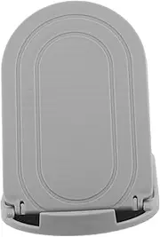 SEWACC Adjustable Foldable Phone Holder for Desk Portable Mobile Stand for Travel Stylish Minimalist Design for Video Calls and Browsing Compact Desktop Phone Stand Grey