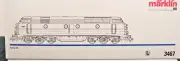 MARKLIN 3467 HO NEW NLA DIESEL SERIE NMBS LOCOMOTIVE 5504 Special series 1994